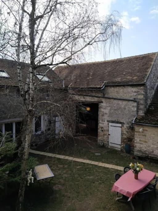 Superbe Appartement Dans Charmant Corps De Ferme Acheres-la-Foret Buitenkant foto