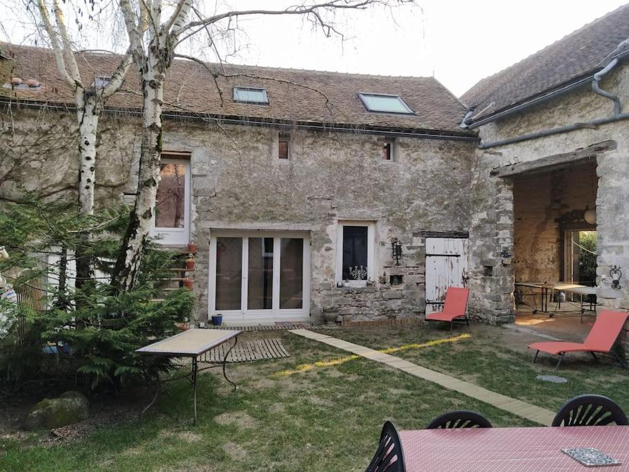 Superbe Appartement Dans Charmant Corps De Ferme Acheres-la-Foret Buitenkant foto